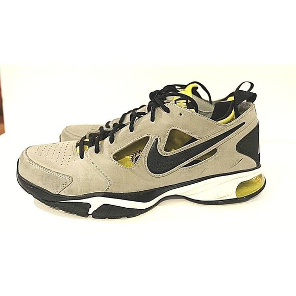NIKE AIR COMPETE TR2 - Mens - Wolf Grey/Tour Yellow/Black SIZE US 12-UK11- EU 46 main image 7